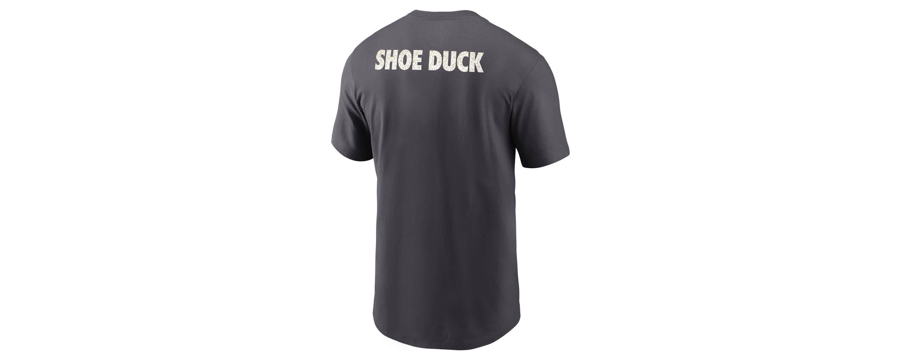 NCAA Nike Oregon Ducks Shoe Duck Unstoppable Force Dri-FIT T-Shirt