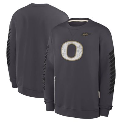 Men's NCAA Nike Oregon Ducks Shoe Duck Fleece Sweatshirt, Medium