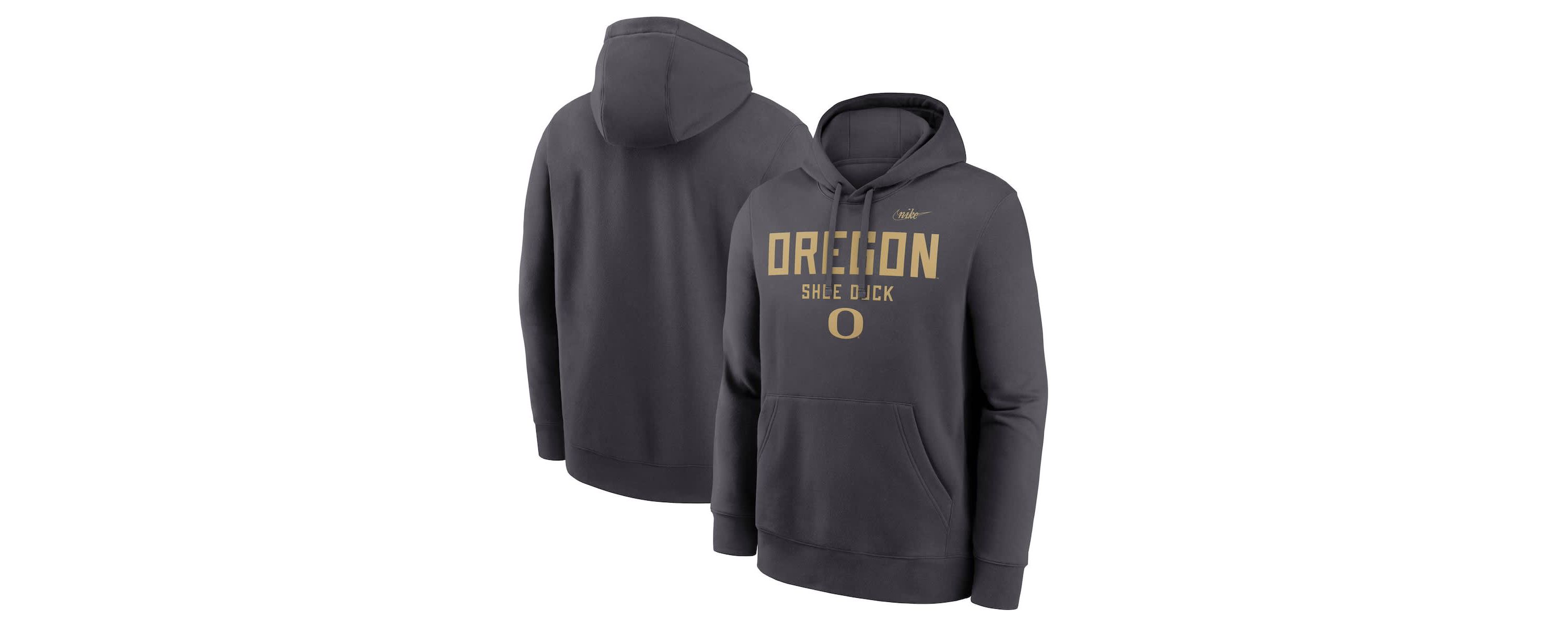 NCAA Nike Oregon Ducks Shoe Duck Club Fleece Hoodie
