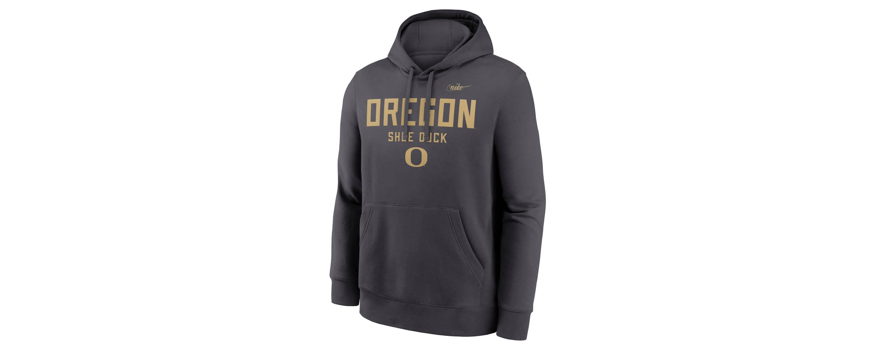 NCAA Nike Oregon Ducks Shoe Duck Club Fleece Hoodie