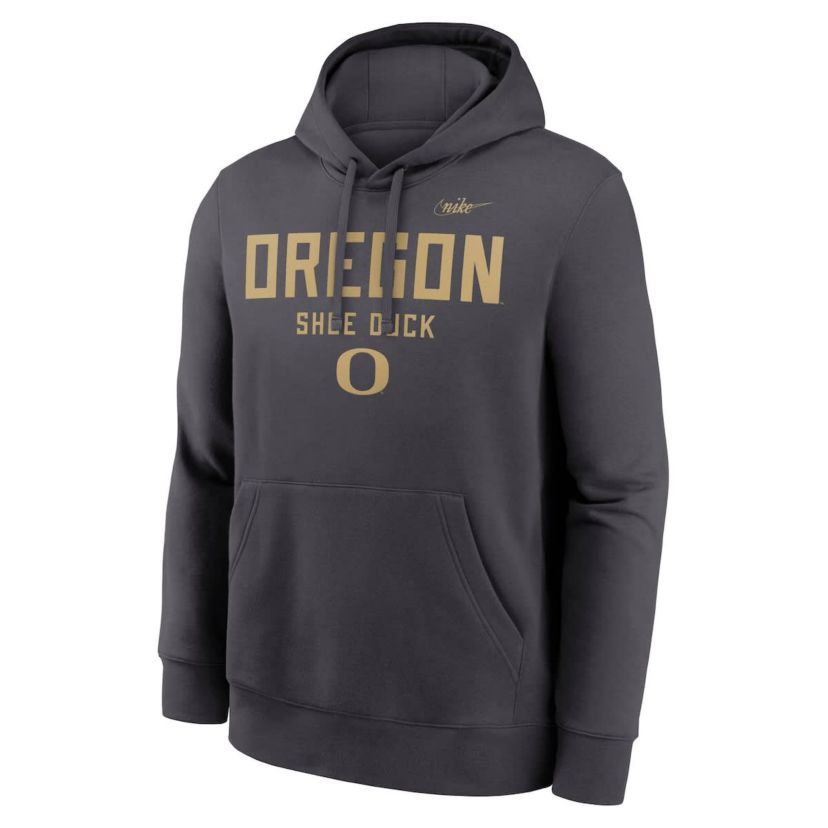 NCAA Nike Oregon Ducks Shoe Duck Club Fleece Hoodie