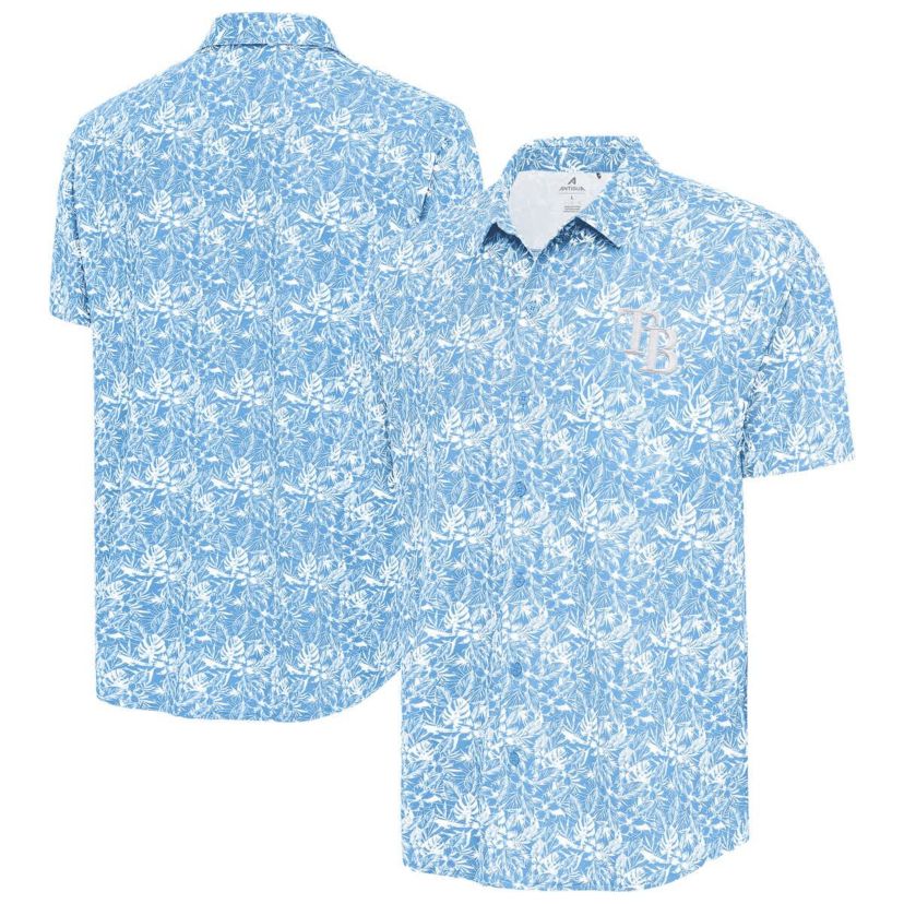 MLB Powder Tampa Bay Rays Resort Button-Up Shirt