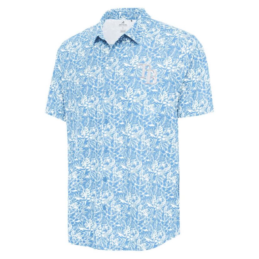 MLB Powder Tampa Bay Rays Resort Button-Up Shirt
