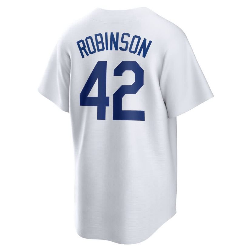Nike Jackie Robinson Brooklyn Dodgers Legend Home Dri-Fit Mlb T-Shirt In Blue For Men