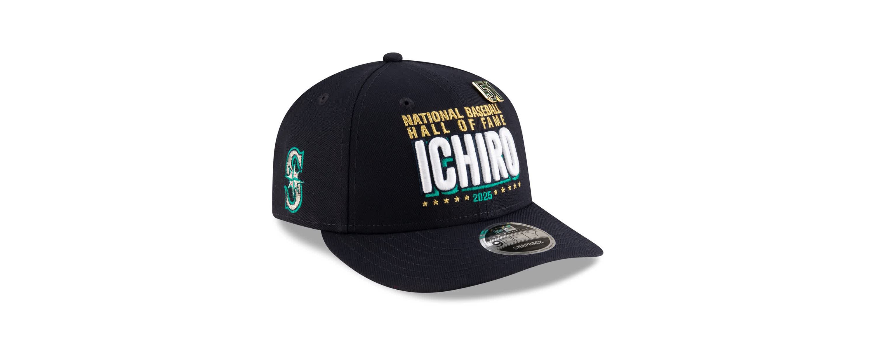 MLB Ichiro Suzuki Seattle Mariners 2025 Baseball Hall of Fame Low 9FIFTY Snapback Hat
