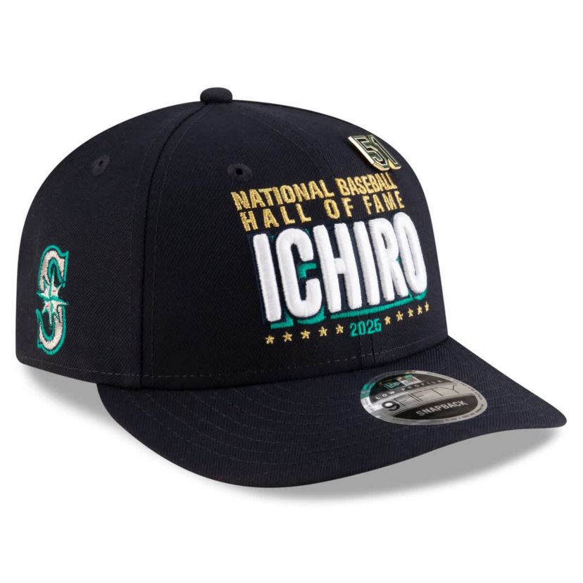 MLB Ichiro Suzuki Seattle Mariners 2025 Baseball Hall of Fame Low 9FIFTY Snapback Hat