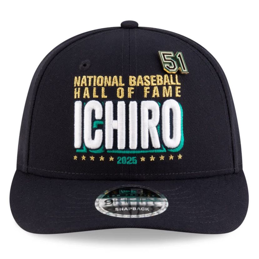 MLB Ichiro Suzuki Seattle Mariners 2025 Baseball Hall of Fame Low 9FIFTY Snapback Hat