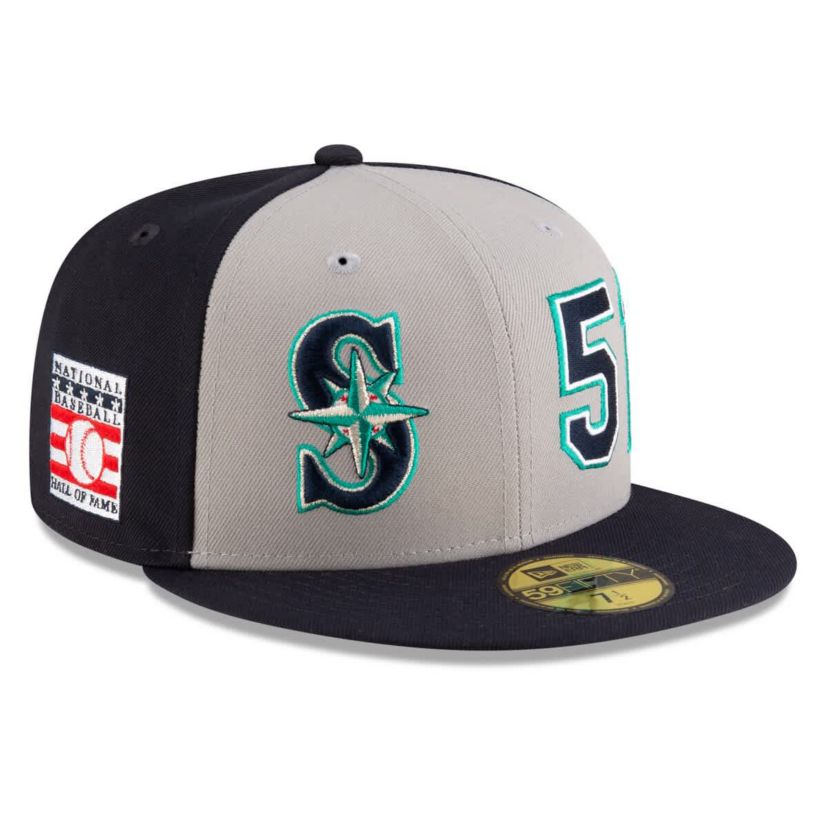 MLB Ichiro Suzuki Navy/Gray Seattle Mariners 2025 Baseball Hall of Fame 59FIFTY Fitted Hat