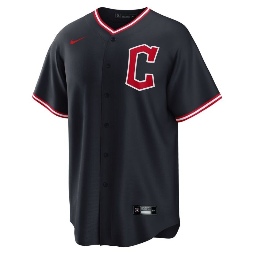 MLB Nike Shane Bieber Cleveland Guardians Alternate Replica Jersey