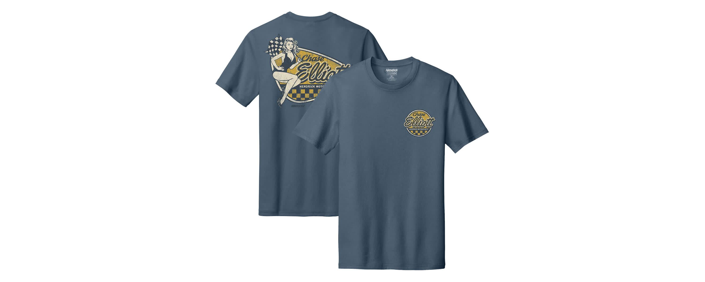 NASCAR Chase Elliott Tri-Blend Pinup T-Shirt