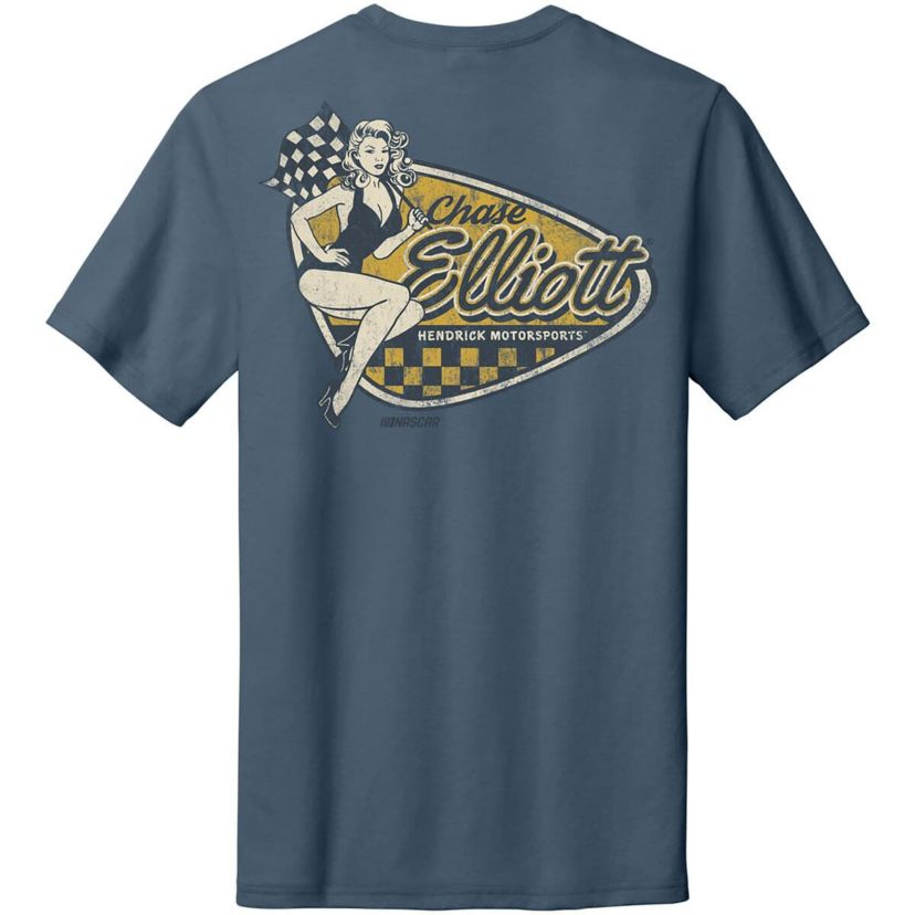 NASCAR Chase Elliott Tri-Blend Pinup T-Shirt