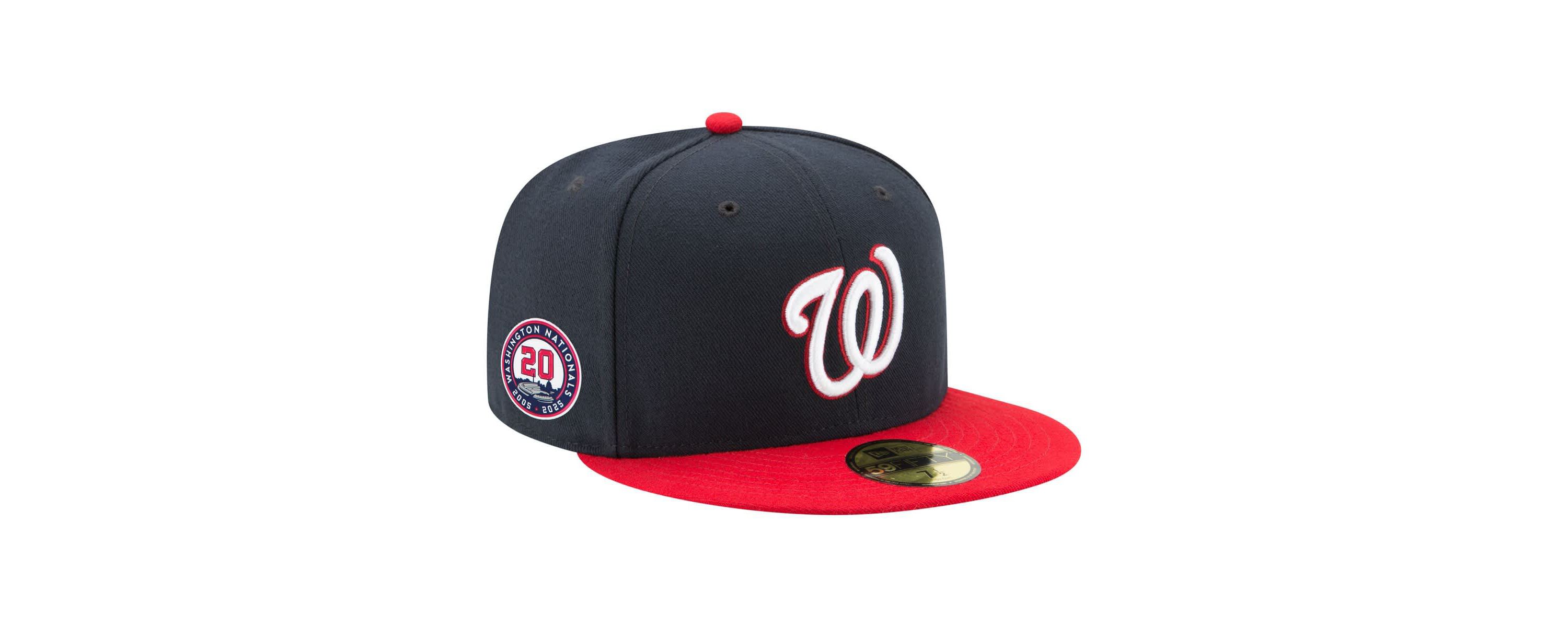 MLB Navy/Red Washington Nationals 20th Anniversary 59FIFTY Fitted Hat