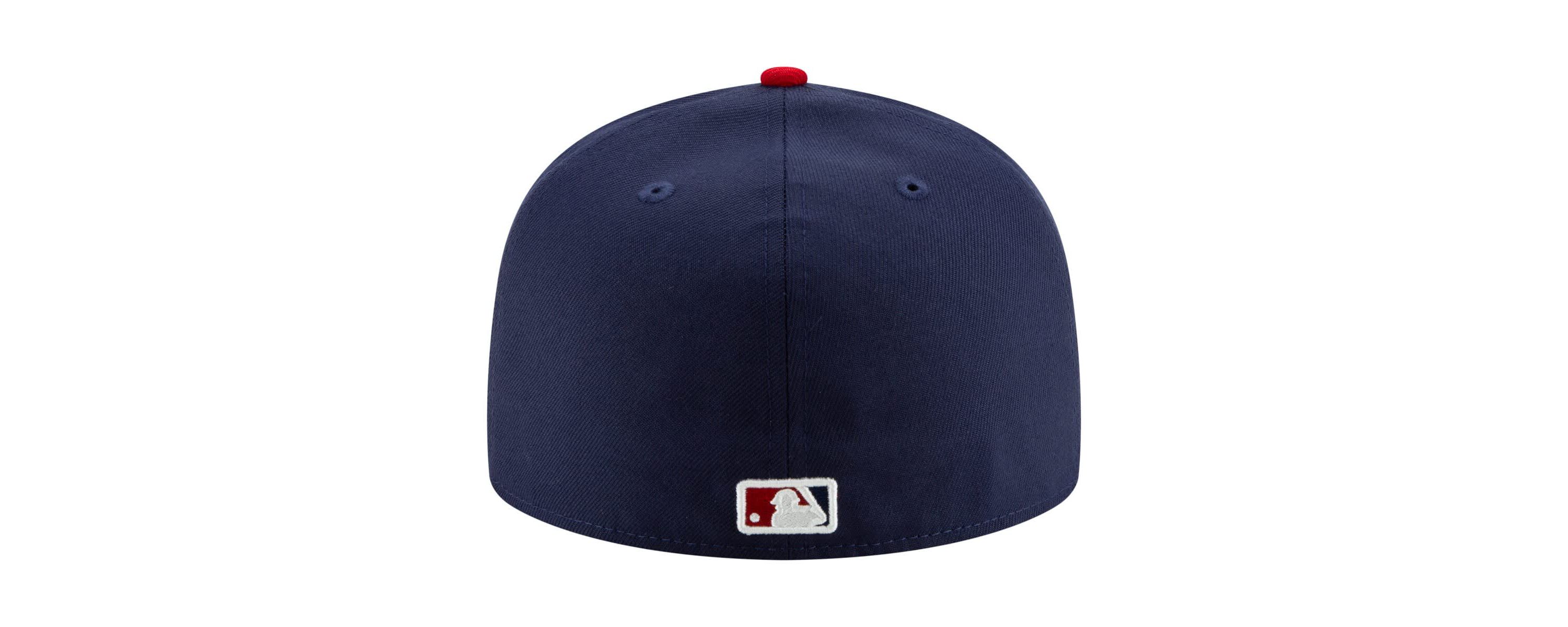 MLB White/Navy/Red Washington Nationals 20th Anniversary 59FIFTY Fitted Hat