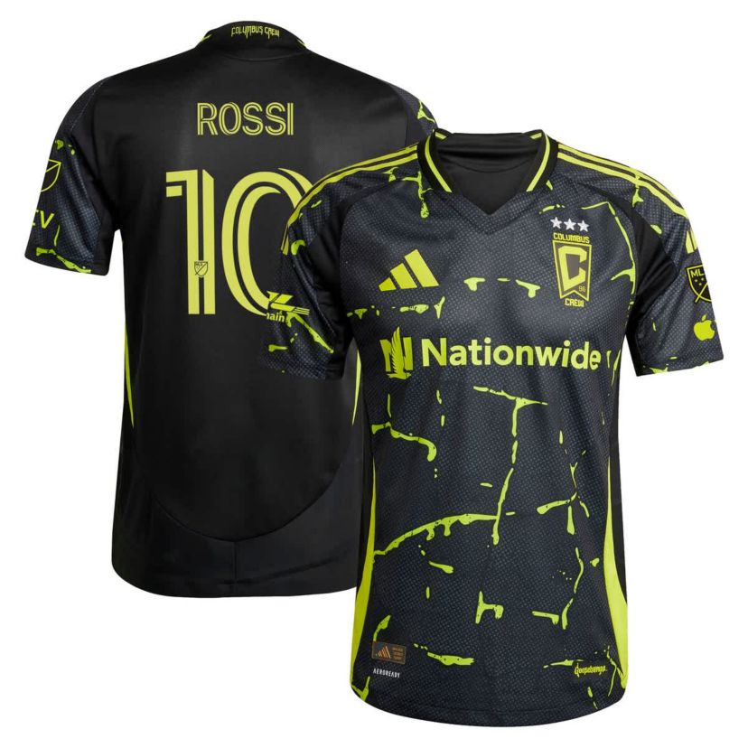 MLS Diego Rossi Columbus Crew 2025 The Goosebumps Kit Authentic Player Jersey