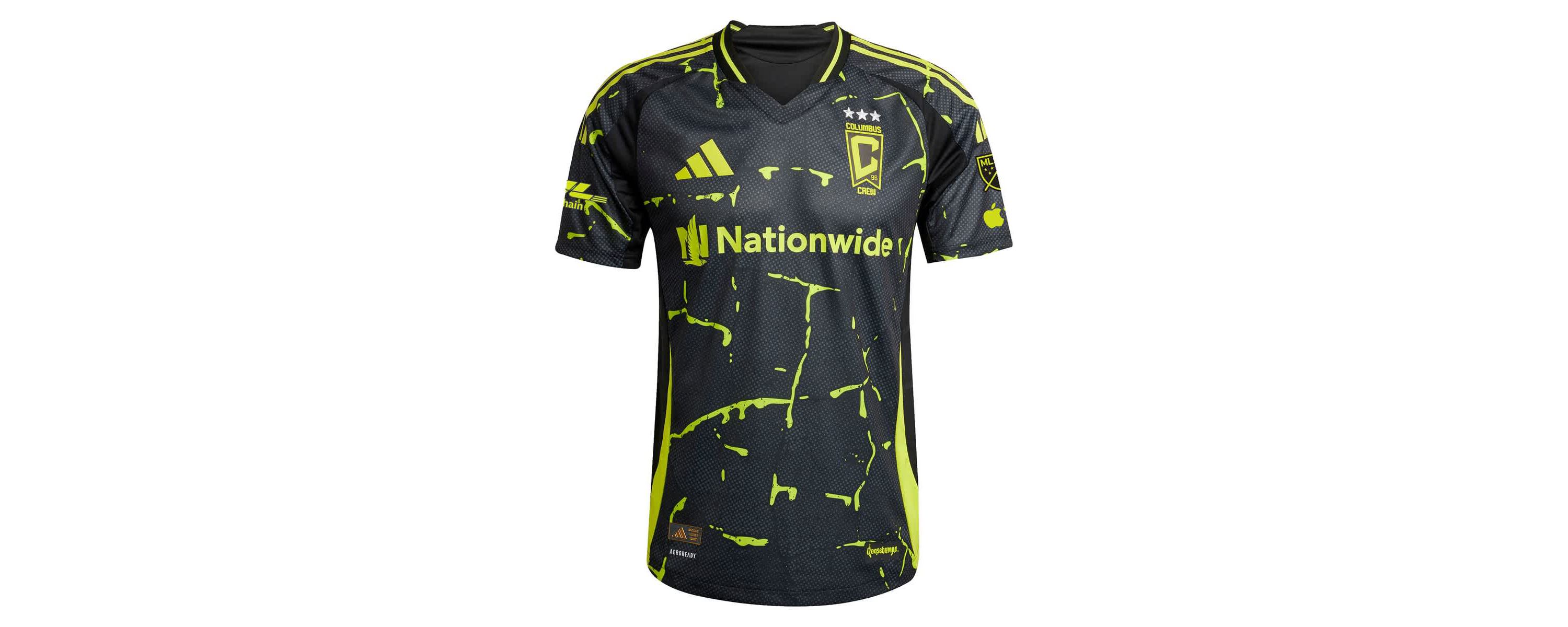 MLS Diego Rossi Columbus Crew 2025 The Goosebumps Kit Authentic Player Jersey