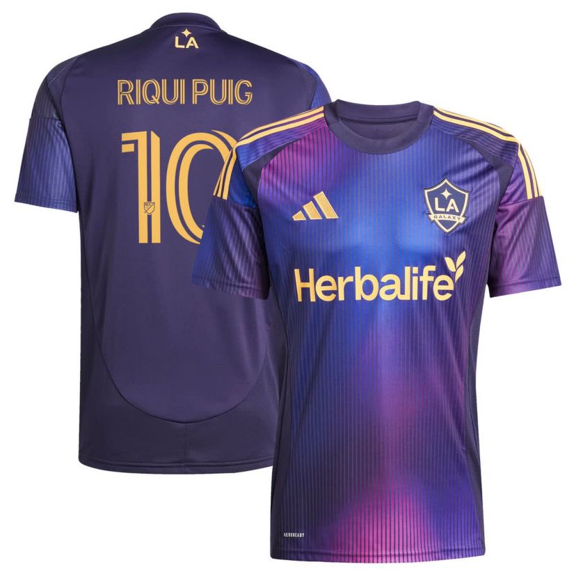MLS Riqui Puig LA Galaxy 2025 RIZON Replica Player Jersey