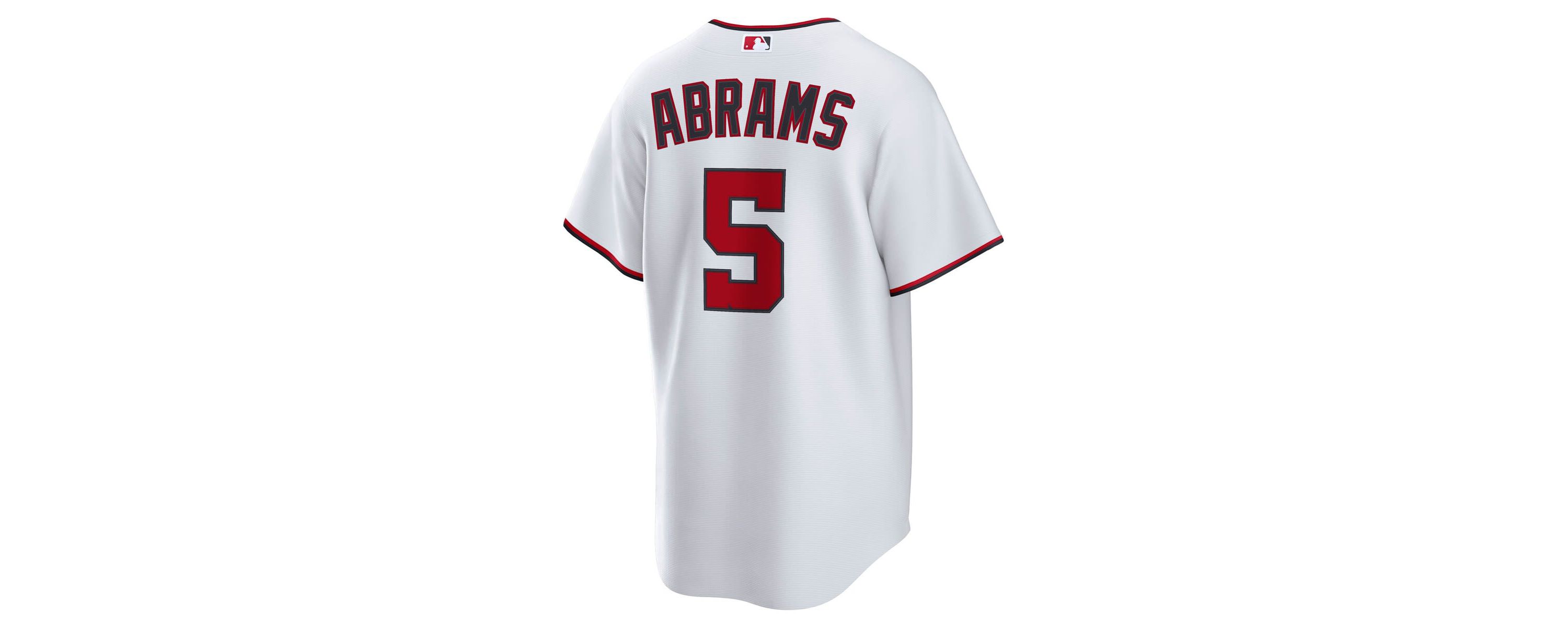 MLB Nike CJ Abrams Washington Nationals Home Replica Jersey