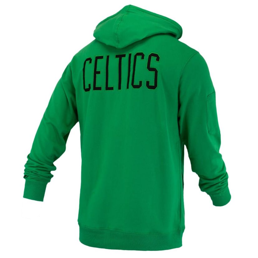 NBA Unisex Kelly Boston Celtics Logoman Shadow Collection Pullover Hoodie