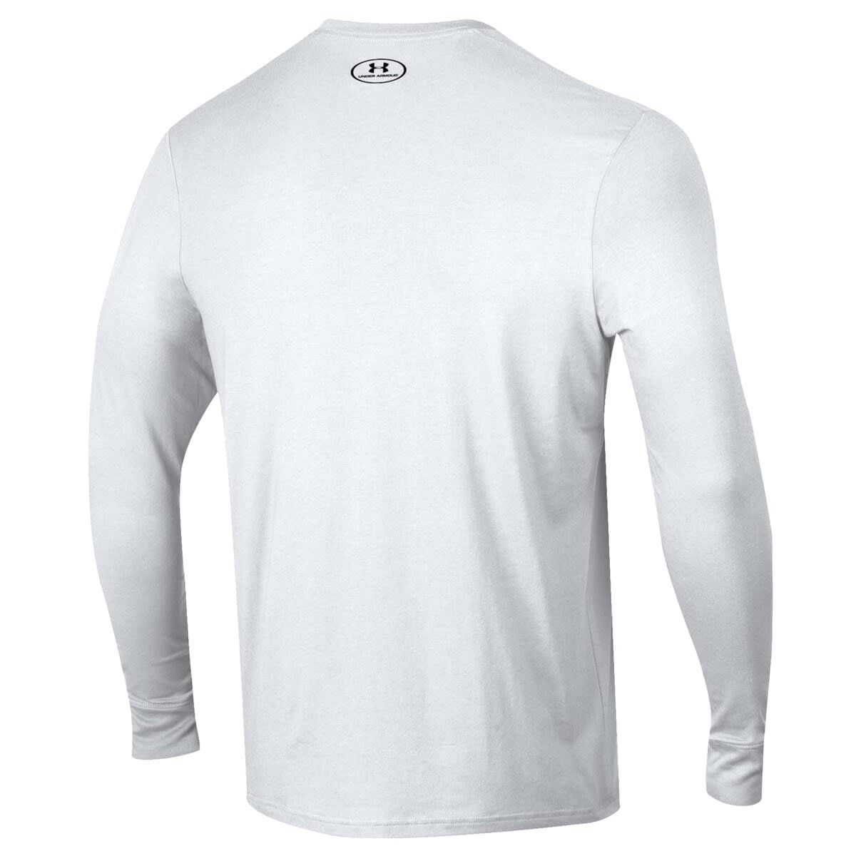 NCAA Under Armour Notre Dame Fighting Irish 2025 Sideline Football Performance Cotton Long Sleeve T-Shirt