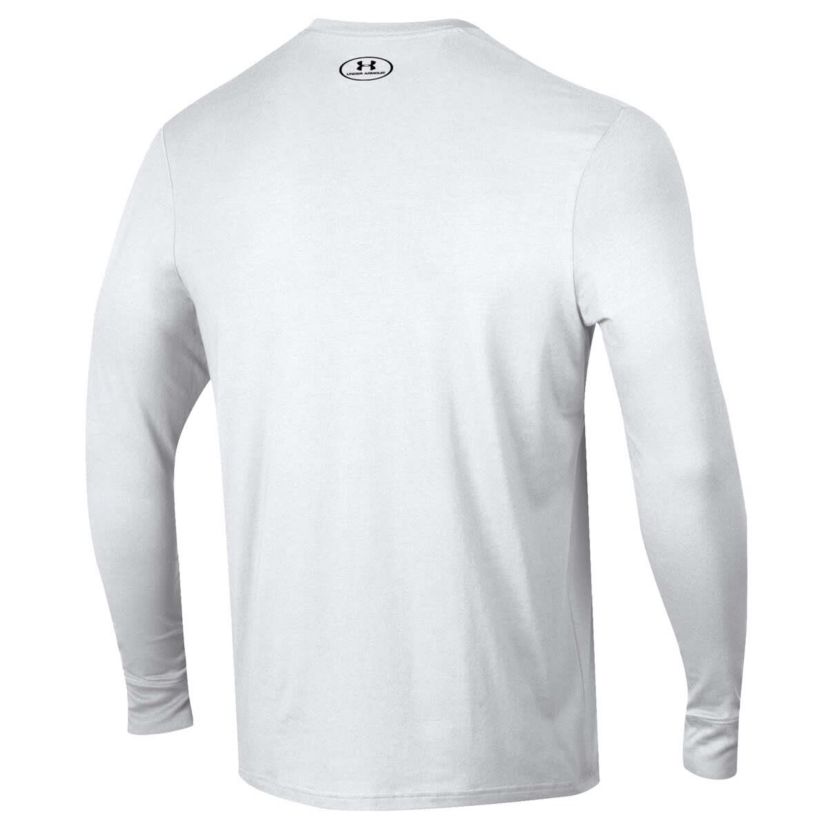 NCAA Under Armour Notre Dame Fighting Irish 2025 Sideline Football Performance Cotton Long Sleeve T-Shirt