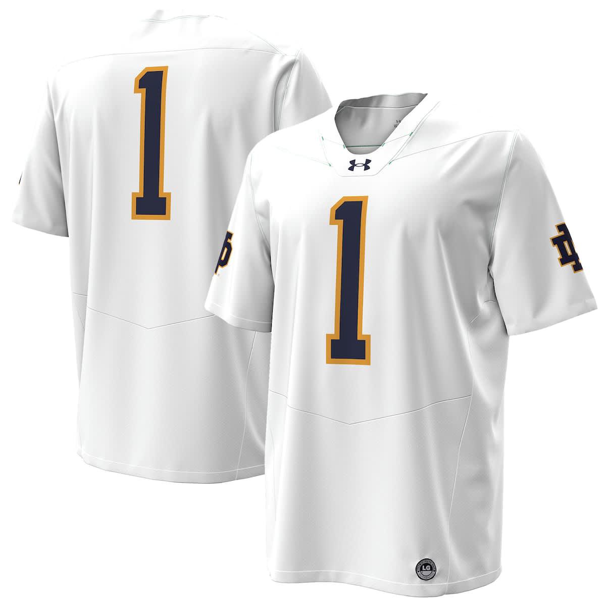 NCAA Under Armour Notre Dame Fighting Irish Premier Football Jersey
