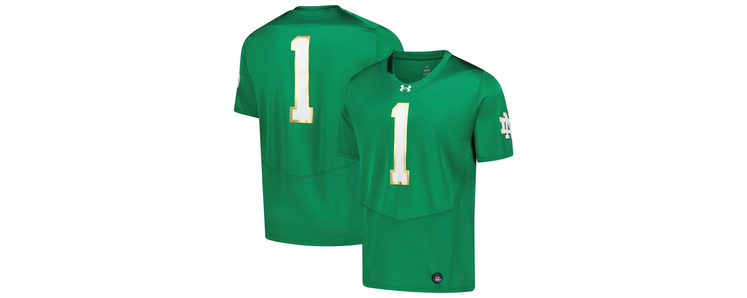 NCAA Under Armour Notre Dame Fighting Irish Replica Football Jersey