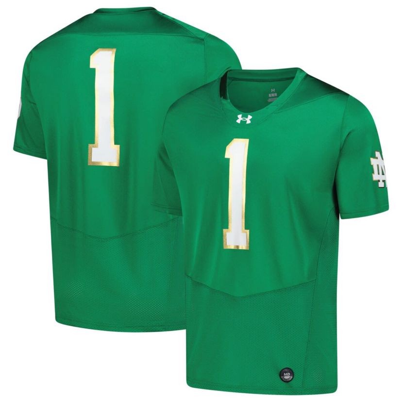 NCAA Under Armour Notre Dame Fighting Irish Replica Football Jersey