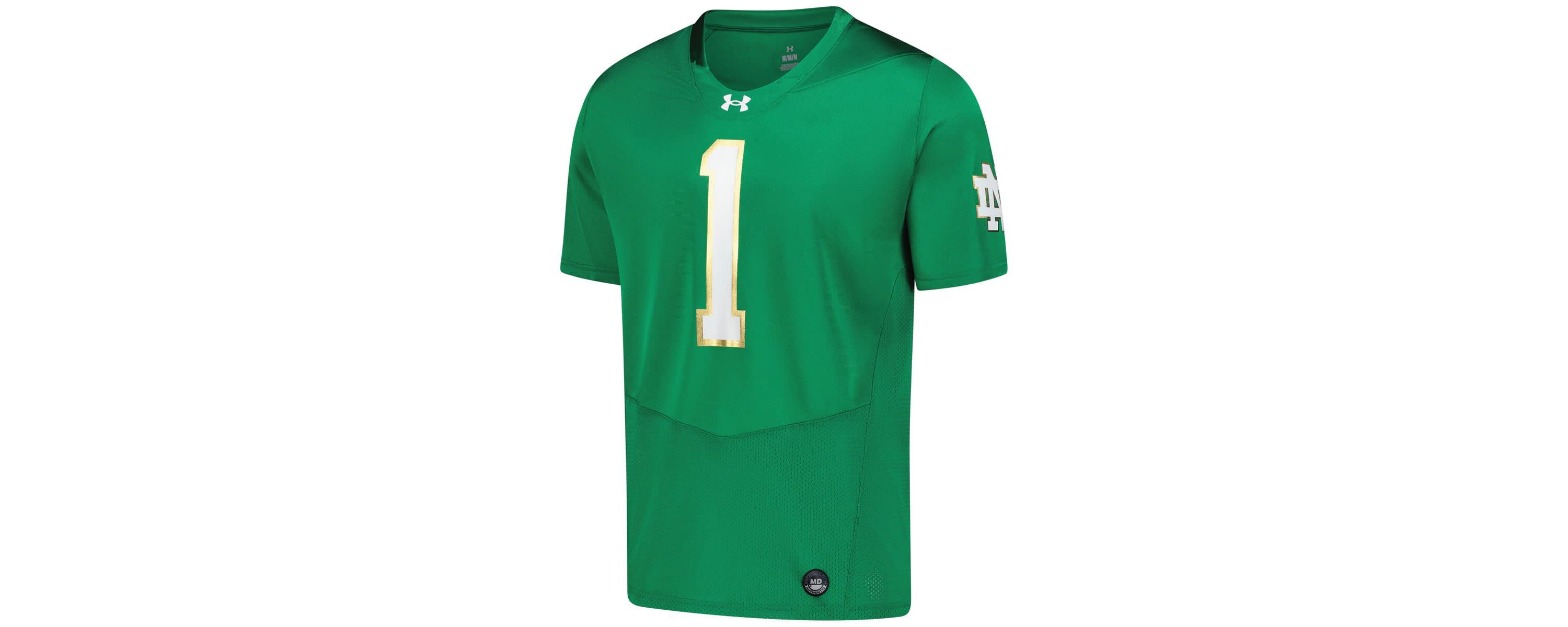 NCAA Under Armour Notre Dame Fighting Irish Replica Football Jersey