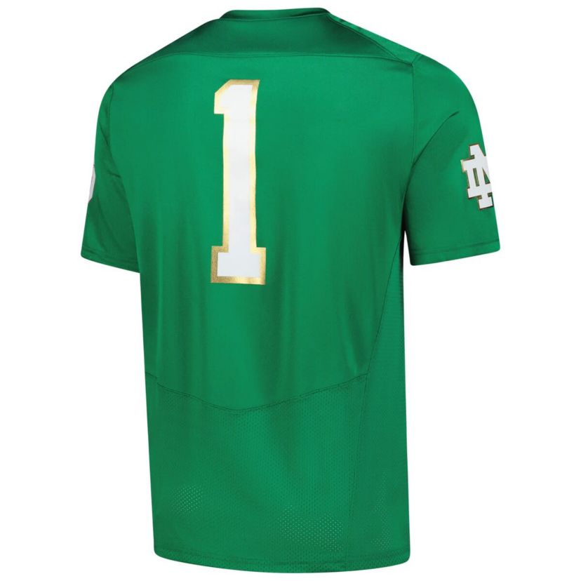 NCAA Under Armour Notre Dame Fighting Irish Replica Football Jersey