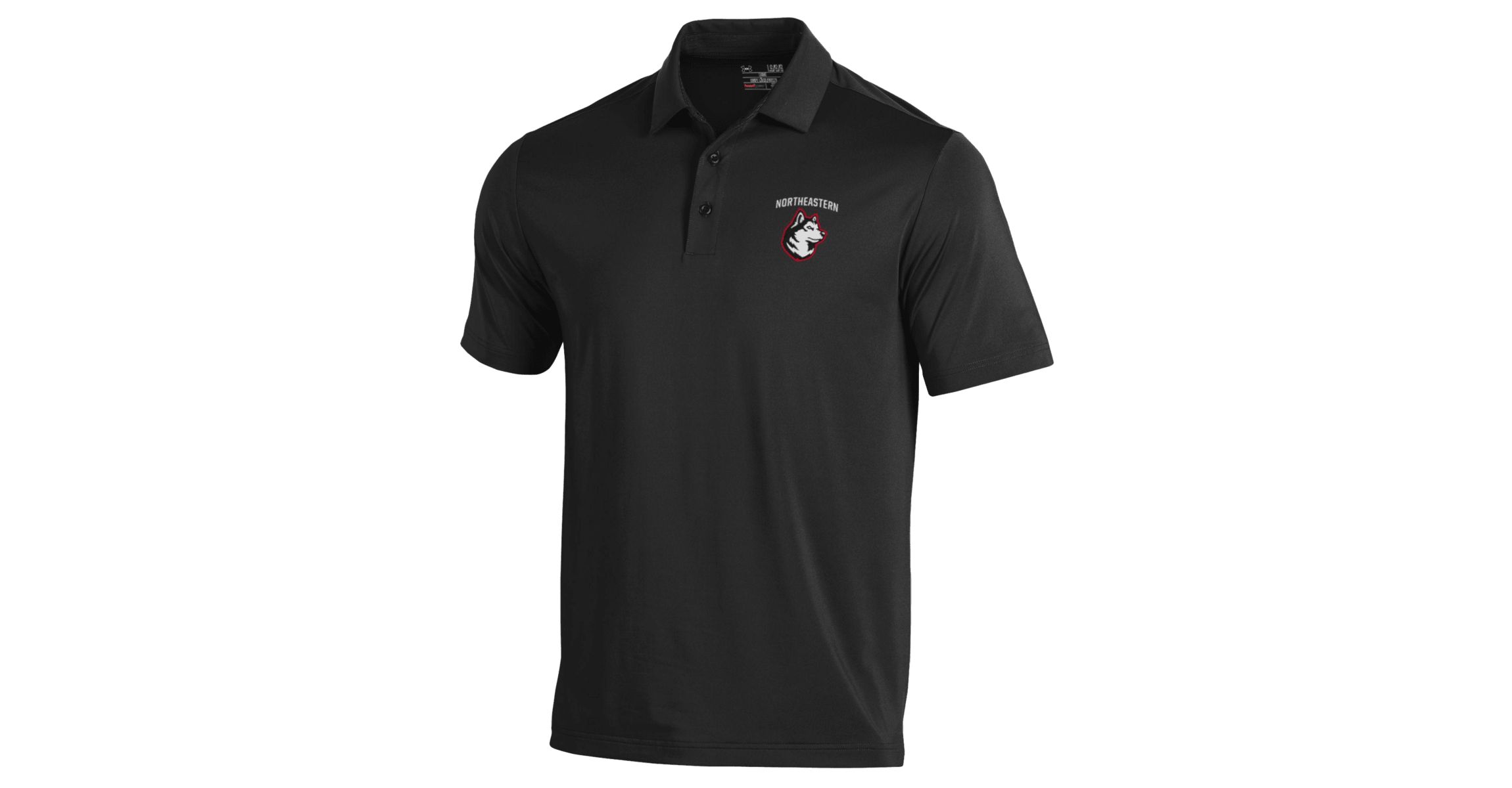 NCAA Under Armour Northeastern Huskies Performance Playoff Polo