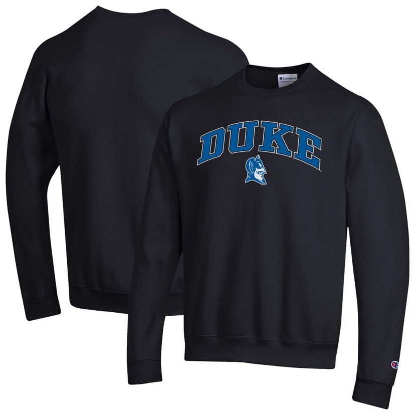 Duke Blue Devils NCAA Duke Devils Arch Over Logo Pullover Sweatshirt