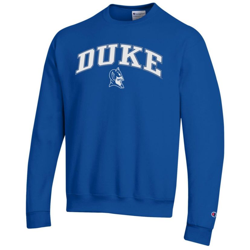 Duke Blue Devils NCAA Duke Devils Arch Over Logo Pullover Sweatshirt