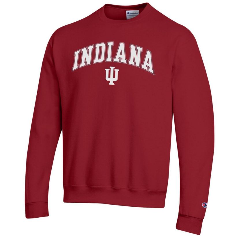 NCAA Indiana Hoosiers Arch Over Logo Pullover Sweatshirt