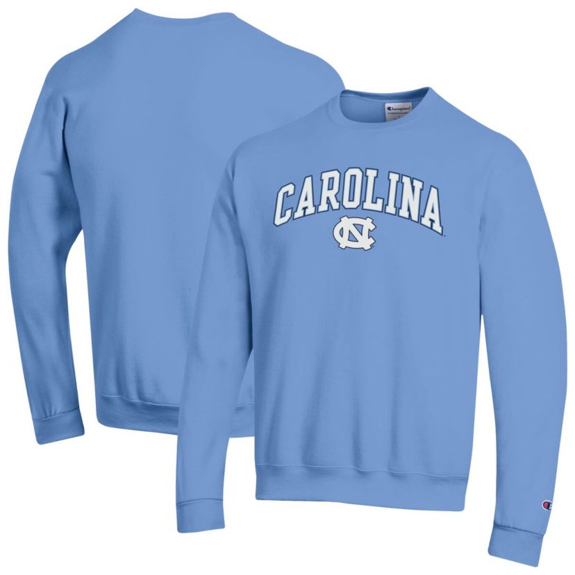 NCAA Carolina North Carolina Tar Heels Arch Over Logo Pullover Sweatshirt