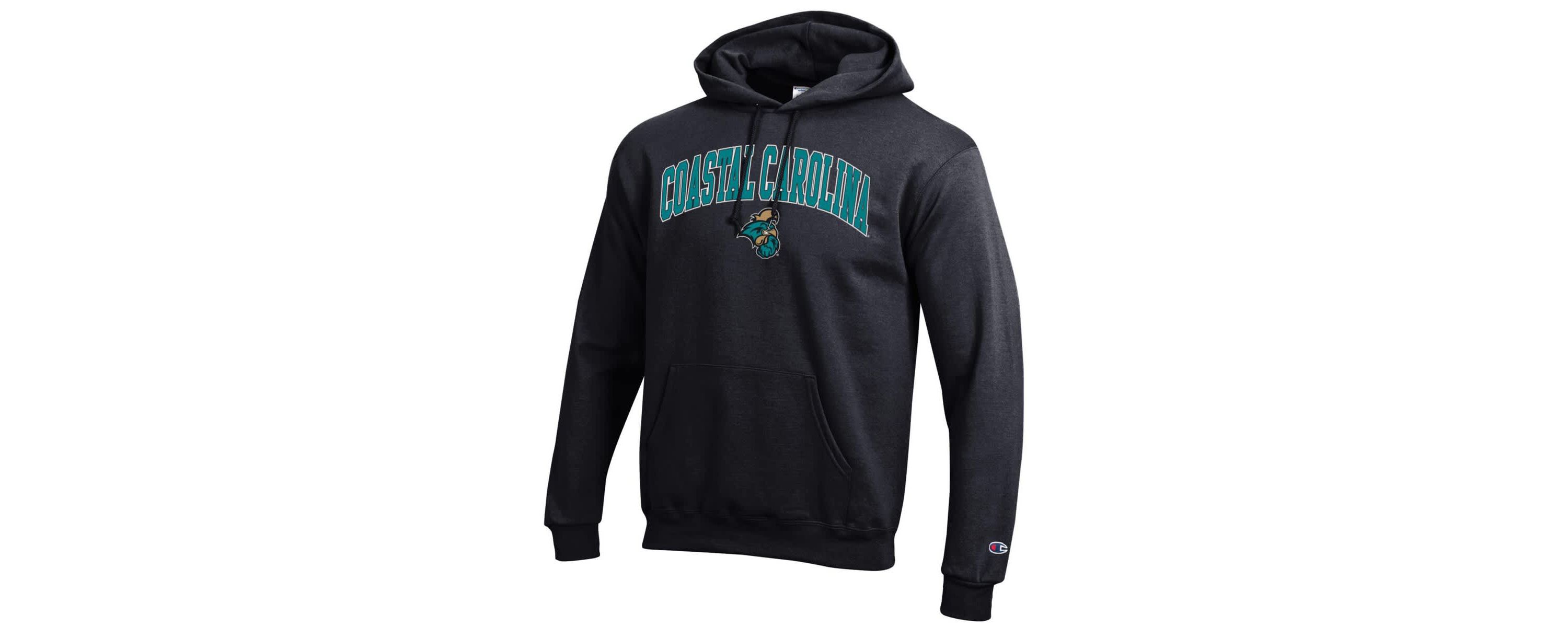 NCAA Coastal Carolina Chanticleers Arch Over Logo Pullover Hoodie