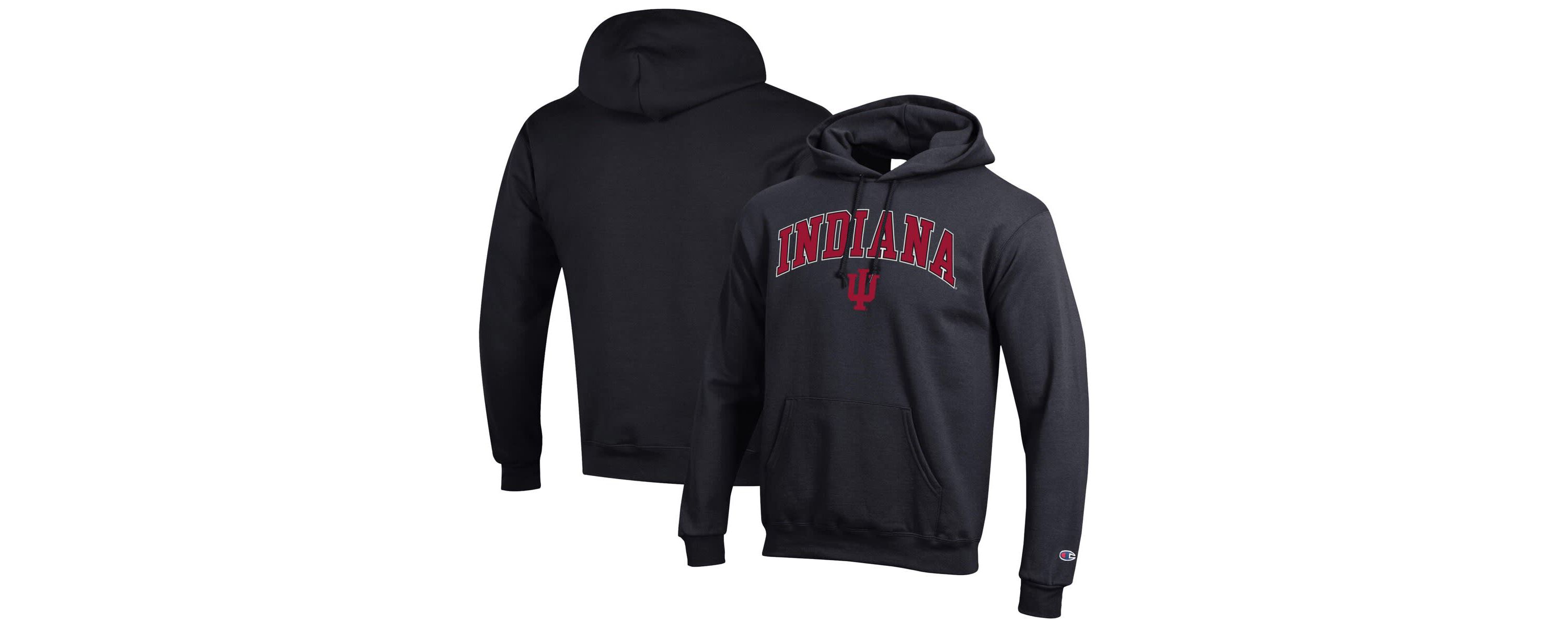 NCAA Indiana Hoosiers Arch Over Logo Pullover Hoodie