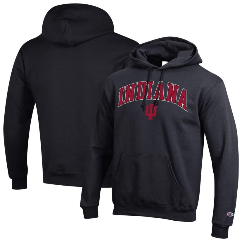 NCAA Indiana Hoosiers Arch Over Logo Pullover Hoodie