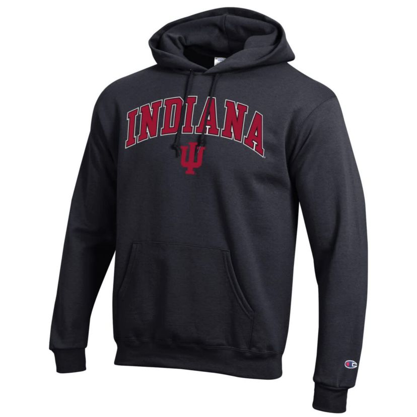 NCAA Indiana Hoosiers Arch Over Logo Pullover Hoodie