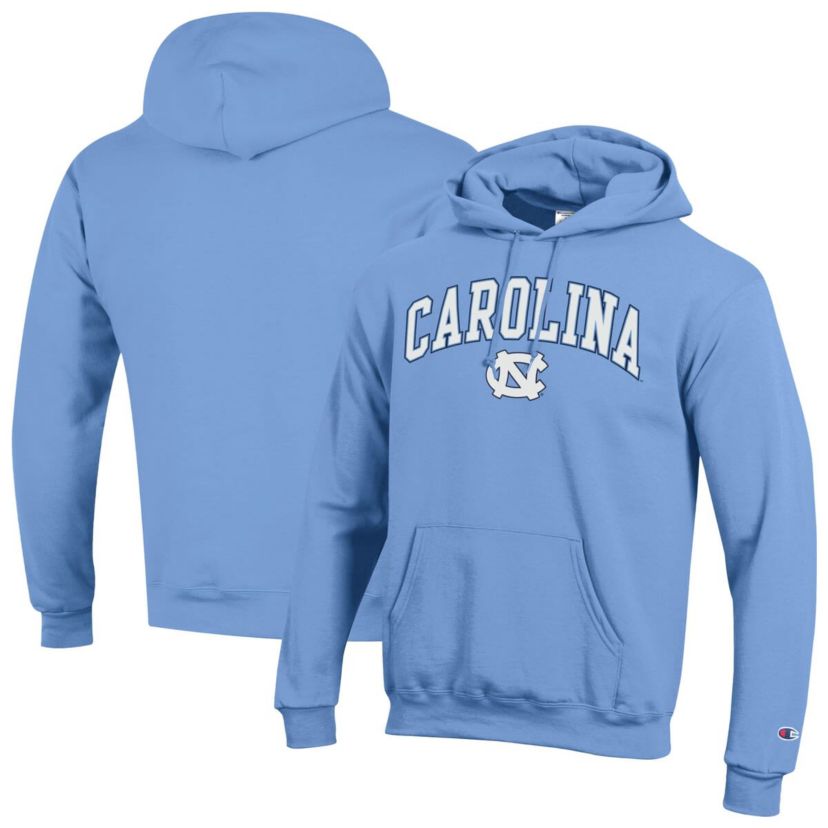 NCAA Carolina North Carolina Tar Heels Arch Over Logo Pullover Hoodie