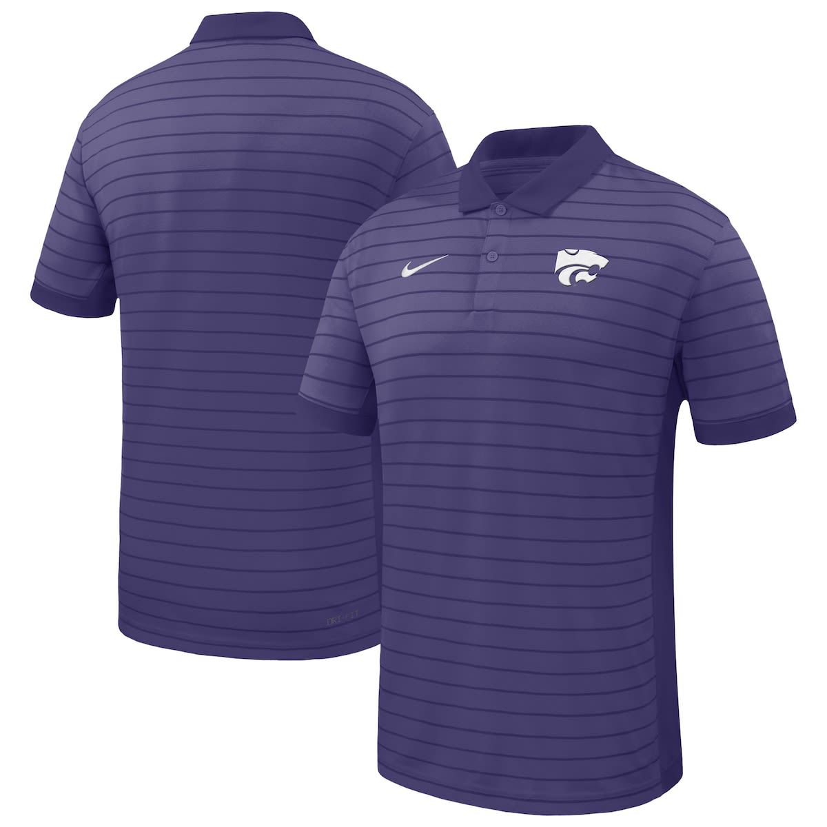 NCAA Nike Kansas State Wildcats 2025 Early Season Coaches Sideline Victory Stripe Performance Polo