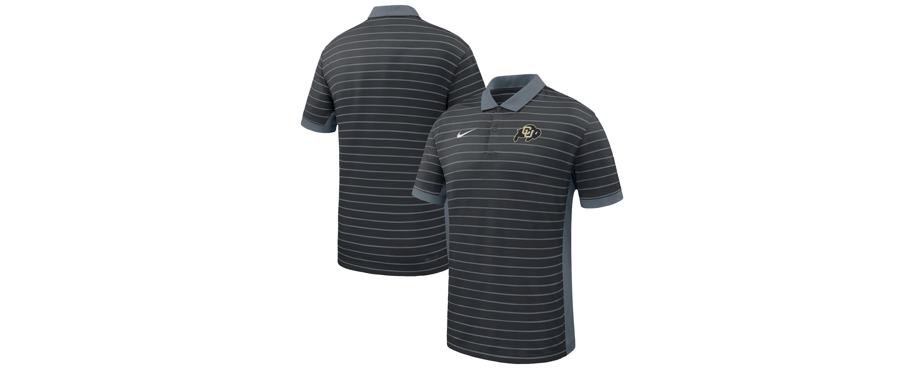 NCAA Nike Colorado Buffaloes 2025 Early Season Coaches Sideline Victory Stripe Performance Polo