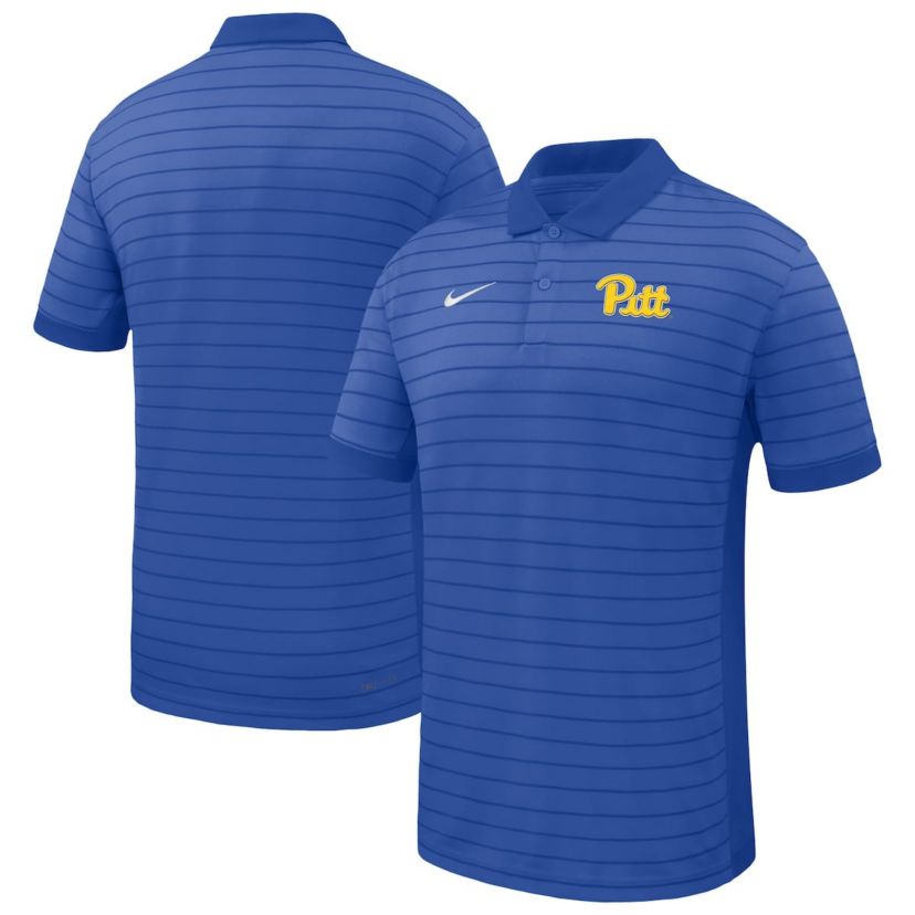 NCAA Nike Pitt Panthers 2025 Early Season Coaches Sideline Victory Stripe Performance Polo