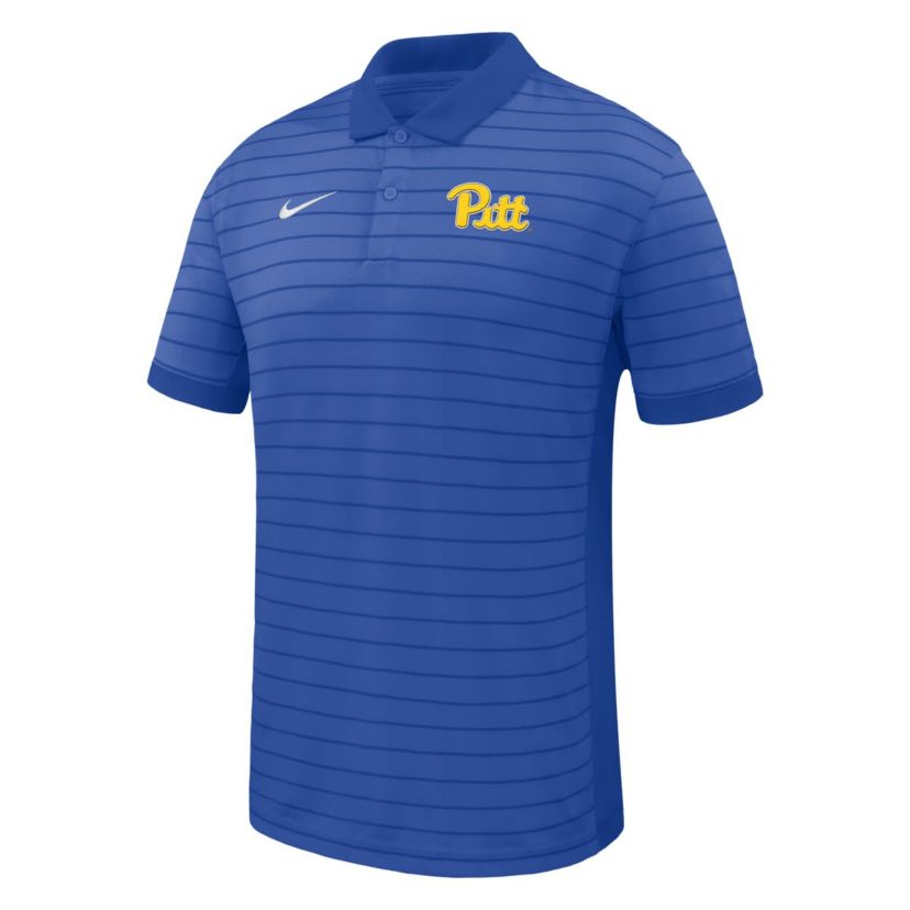 NCAA Nike Pitt Panthers 2025 Early Season Coaches Sideline Victory Stripe Performance Polo