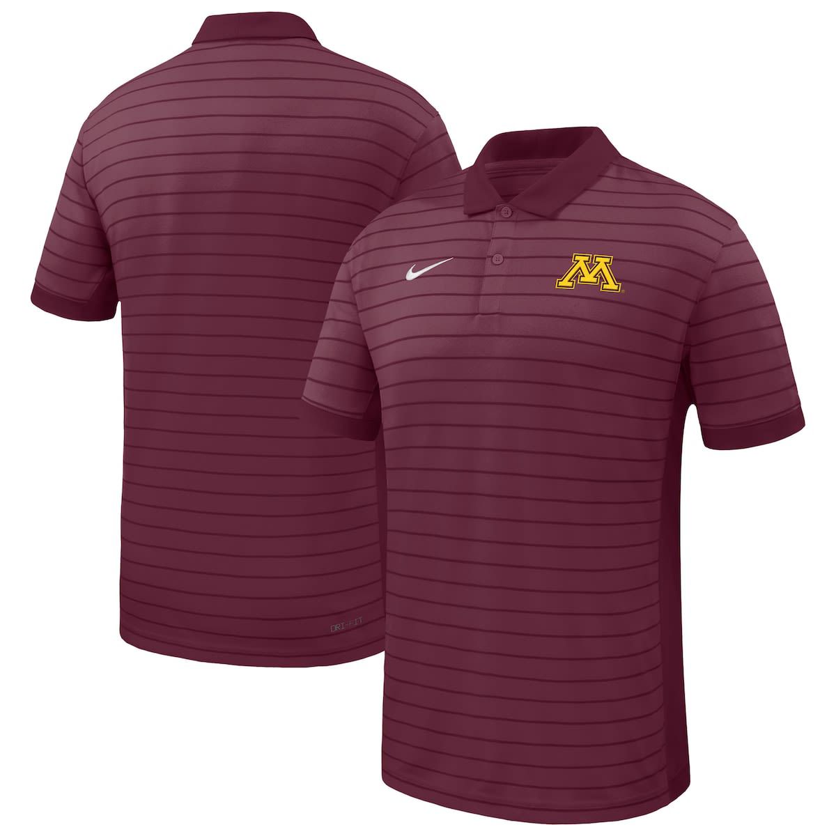 NCAA Nike Minnesota Golden Gophers 2025 Early Season Coaches Sideline Victory Stripe Performance Polo