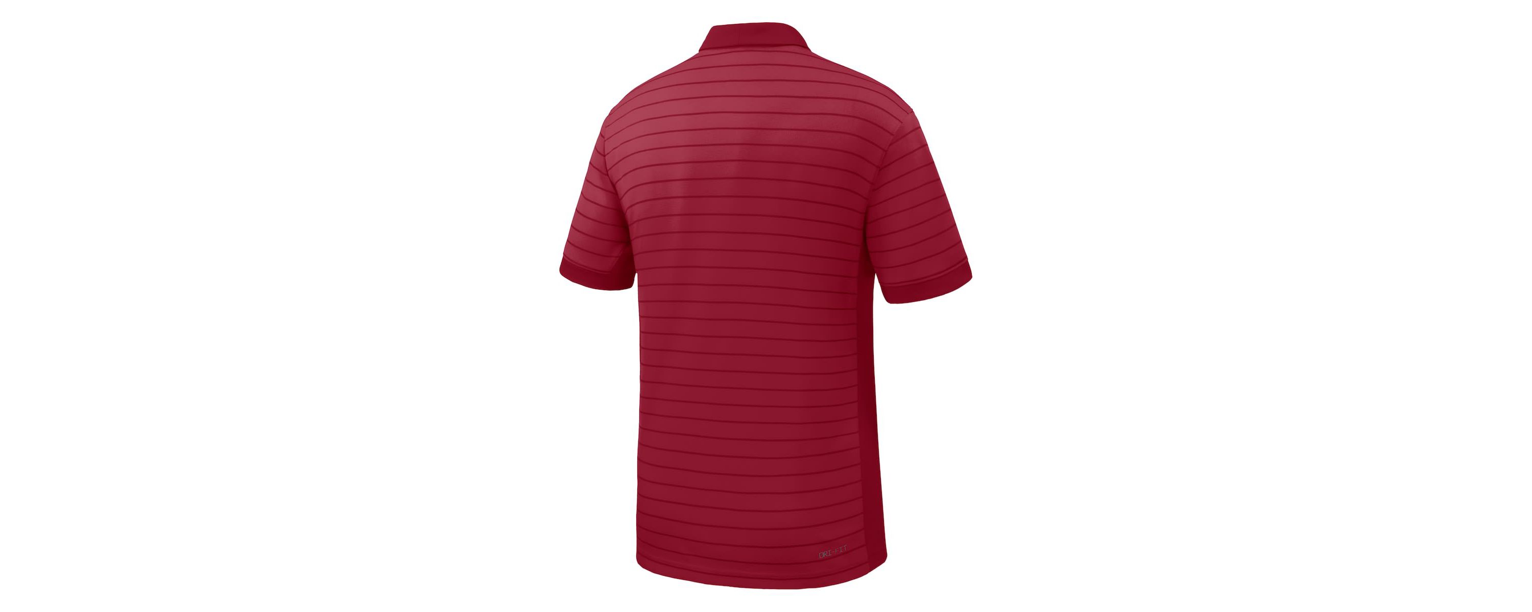 NCAA Nike Arkansas Razorbacks 2025 Early Season Coaches Sideline Victory Stripe Performance Polo