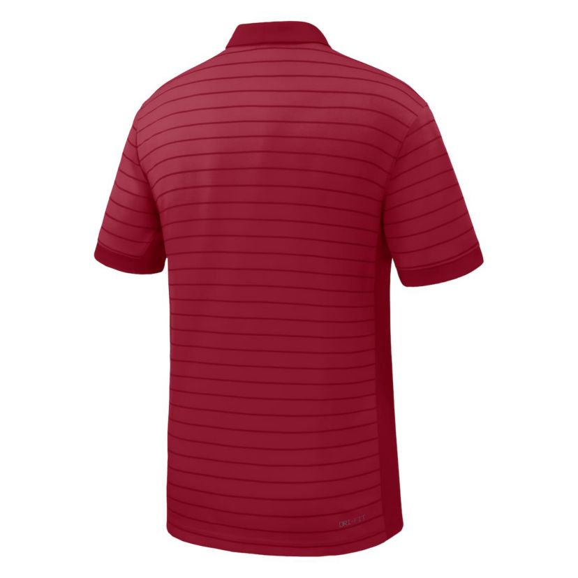 NCAA Nike Arkansas Razorbacks 2025 Early Season Coaches Sideline Victory Stripe Performance Polo