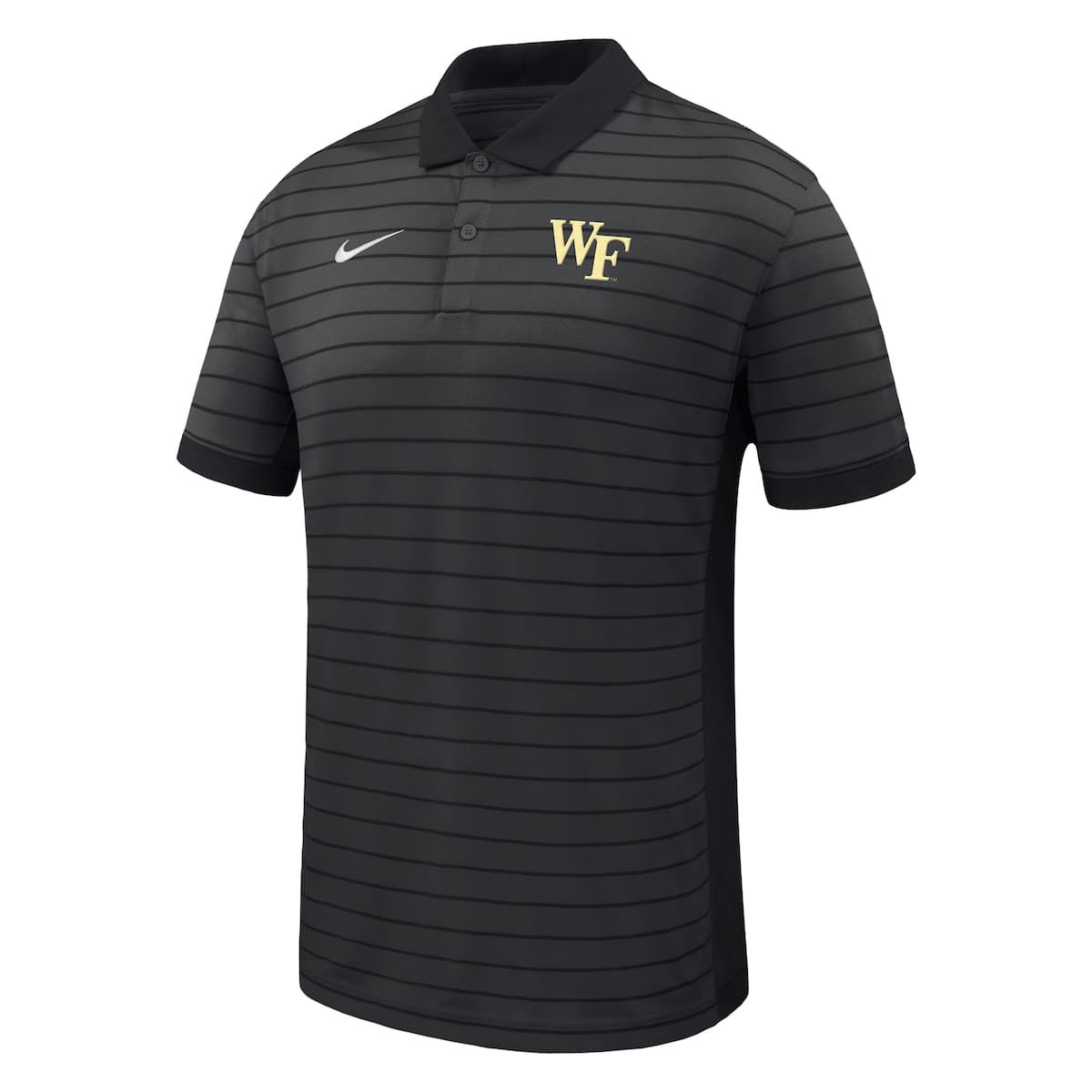 NCAA Nike Wake Forest Demon Deacons 2025 Early Season Coaches Sideline Victory Stripe Performance Polo