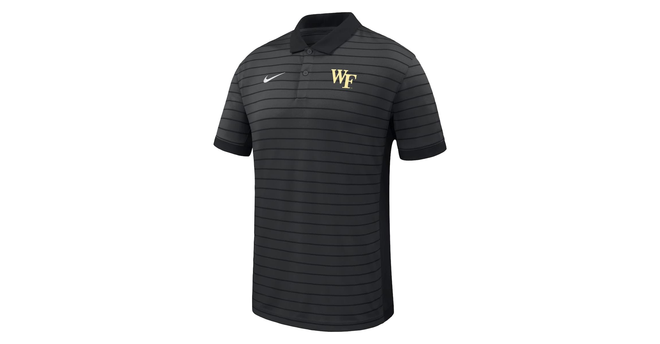 NCAA Nike Wake Forest Demon Deacons 2025 Early Season Coaches Sideline Victory Stripe Performance Polo