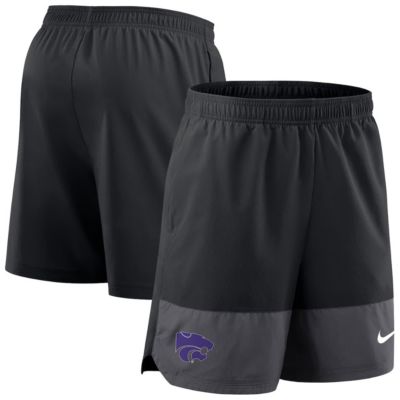 Men's NCAA Nike Kansas State Wildcats 2025 Sideline Dri-FIT Shorts, Black, XL