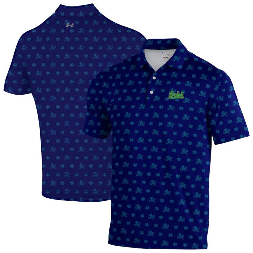 NCAA Under Armour Notre Dame Fighting Irish Gameday Armourfuse Polo